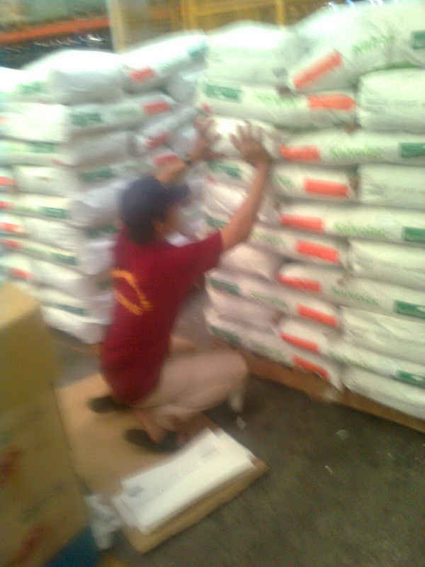 Lô hàng Kalvolac 750kg đã quá hạn sử dụng được dán nhãn mác mới để tung ra tiêu thụ tại thị trường