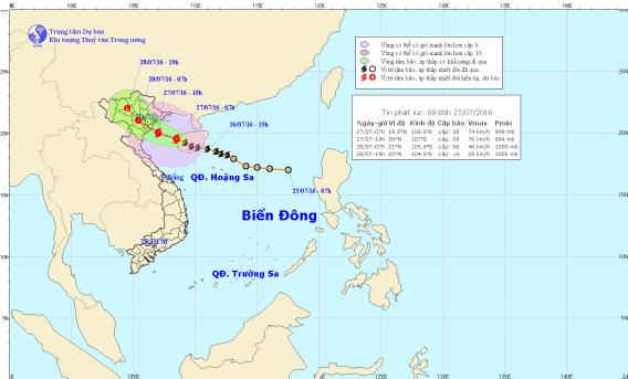 Đường đi của cơn báo số 1