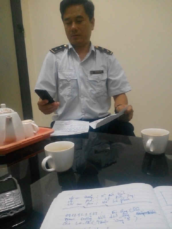 Ông Bùi Quang Châu- Trạm trưởng Trạm kiểm dịch cơ quan thú y vùng III: “cho rằng không có chuyện xe tải chở trâu, bò đi thẳng không qua khu cách ly”