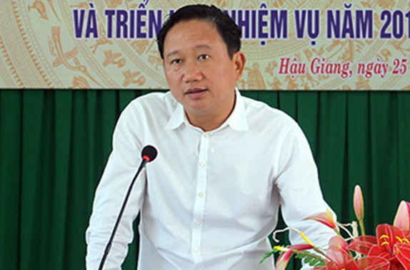 Ông Trịnh Xuân Thanh - Ảnh: Báo Hậu Giang