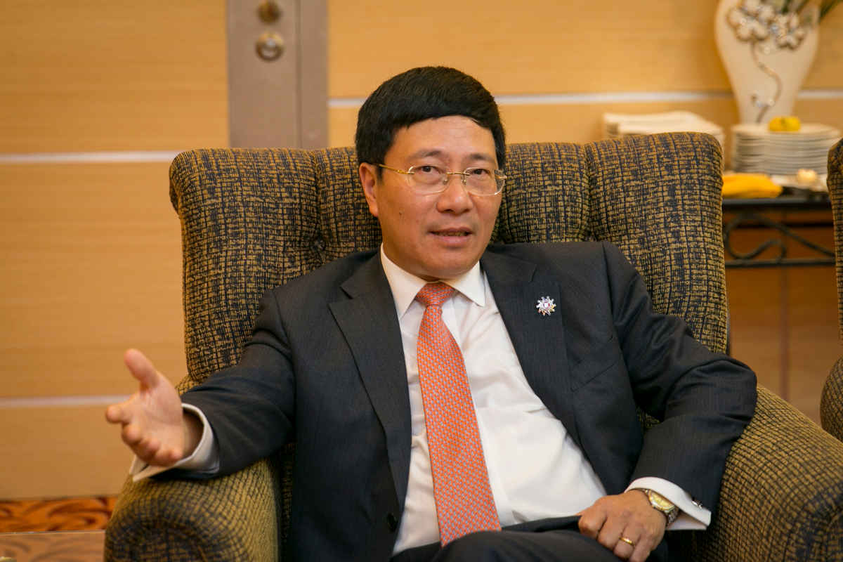 Phó Thủ tướng kiêm Bộ trưởng Bộ Ngoại giao Phạm Bình Minh 