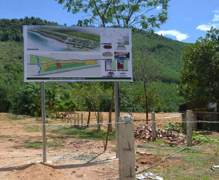 Hiện Khu TĐC mới được quy hoạch ở xã Hòa Bắc vẫn trên giấy tờ chứ chưa được xây dựng