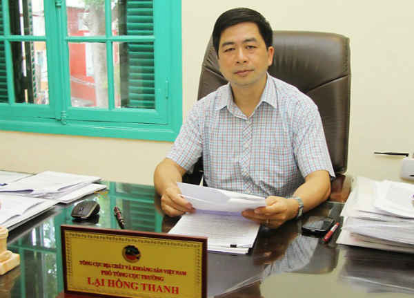 TS. Lại Hồng Thanh, Phó Tổng Cục trưởng Tổng cục Địa chất và Khoáng sản Việt Nam