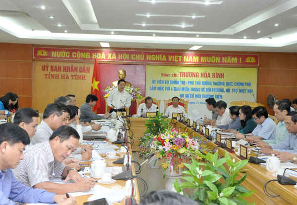 Quang cảnh Hội nghị chiều 31/10 tại Hà Tĩnh