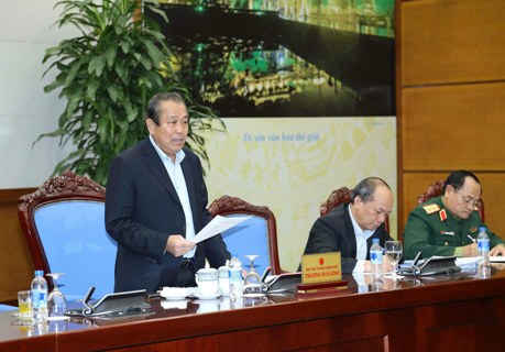 Phó Thủ tướng Thường trực Chính phủ Trương Hòa Bình yêu cầu các bộ, ngành, địa phương cần tích cực, khẩn trương triển khai việc bồi thường, hỗ trợ cho người dân bị thiệt hại. 