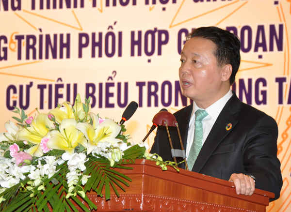 Bộ trưởng Bộ TN&MT Trần Hồng Hà phát biểu tại Hội nghị