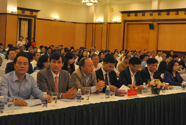 Các đại biểu bộ ngành tham dự hội nghị