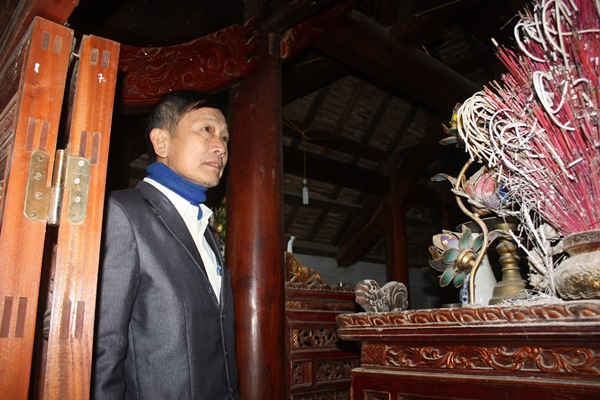 Một ngôi nhà thờ họ được người thợ làng Thanh Yên phục dựng