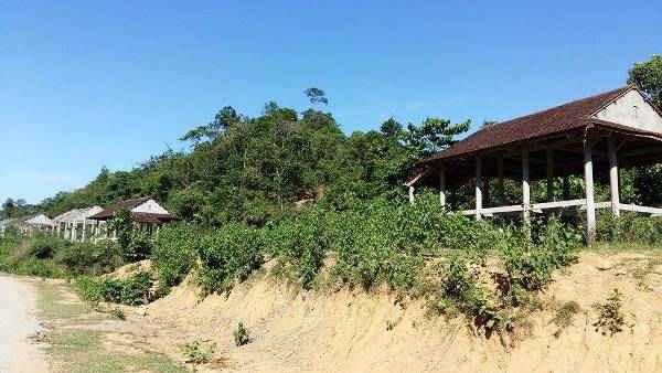 Khu TĐC hàng chục căn nhà ở Thạch Ngàn hoang lạnh