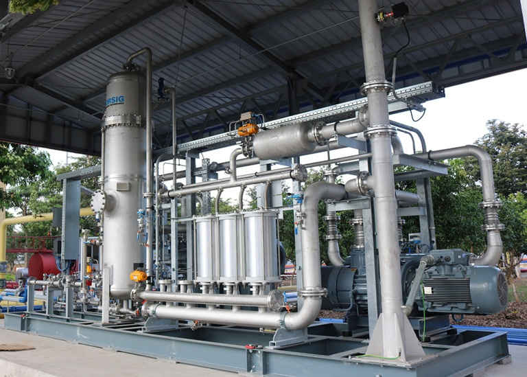 Hệ thống thu hồi hơi xăng dầu VRU tại Tổng kho Xăng dầu Đức Giang