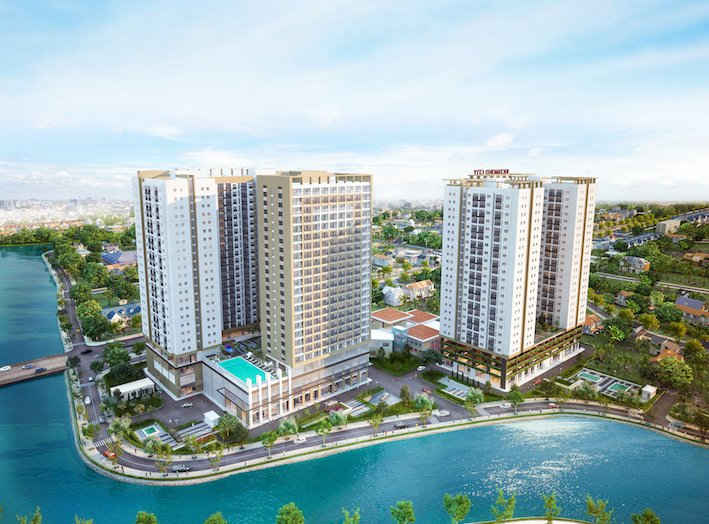 Phối cảnh tổng thể dự án Richmond City của Hưng Thịnh Corp