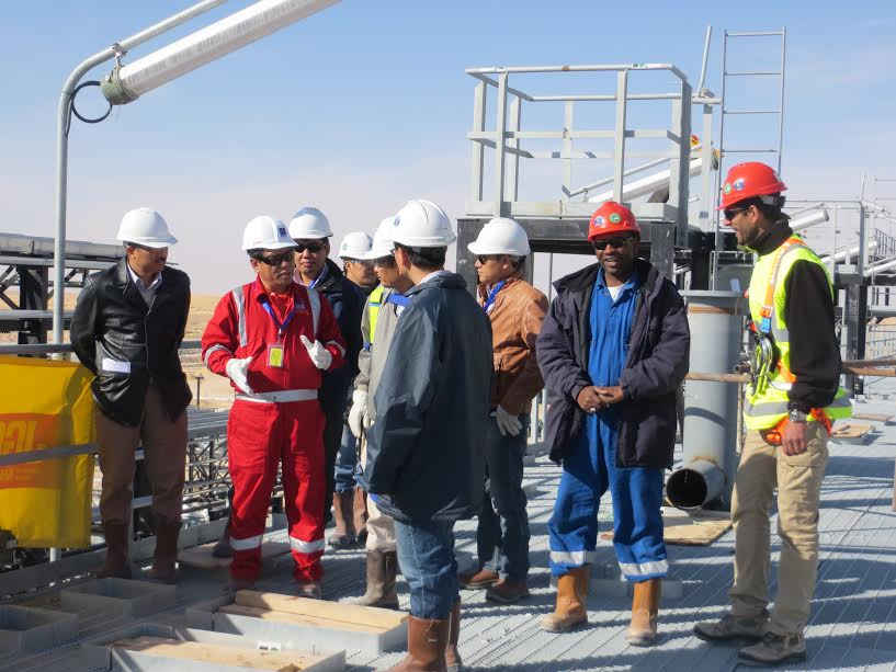 TGĐ PVEP Ngô Hữu Hải  chỉ đạo hoạt động của dự án tại Bir seba Algeria