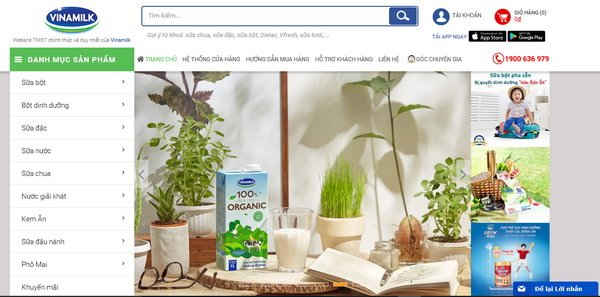 :  Giao diện website thương mại điện tử https://giacmosuaviet.com.vn/ 