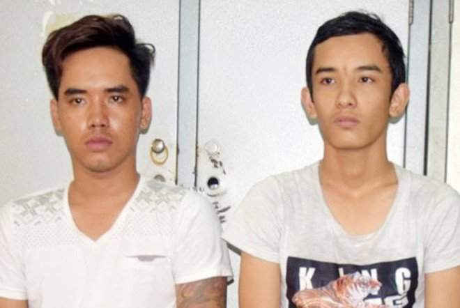 Đối tượng Huỳnh Hữu Nghĩa (24 tuổi) và Ngô Hải Đăng (17 tuổi), 
