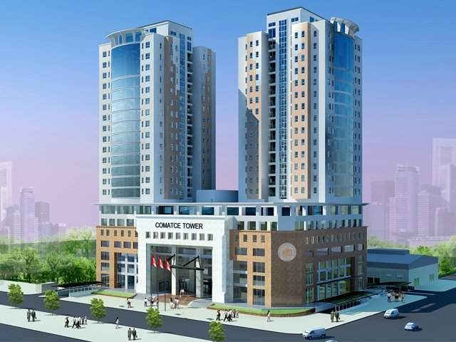 Phối cảnh tòa nhà Comatce 