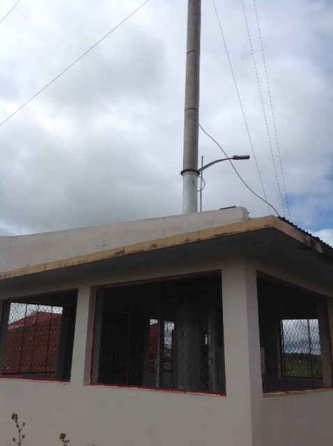 Lò đốt rác chưa hoạt động 