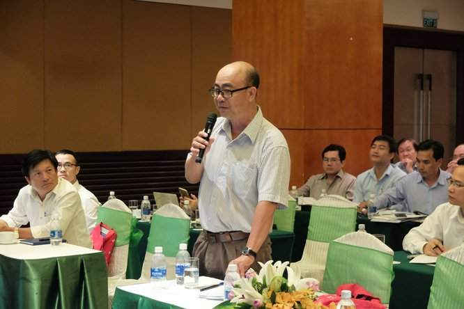 Ông Huỳnh Lê Khoa, Phó Trưởng  Phòng KTTV và BĐKH, Sở TN&MT TP.HCM phát biểu