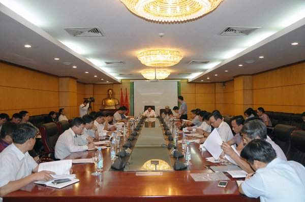 Toàn cảnh buổi làm việc chiều ngày 21/08