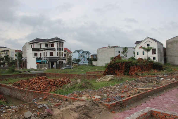 Dự án Minh Khang sau 5 lần điều chỉnh quy hoạch, chủ yếu để phân lô bán nền