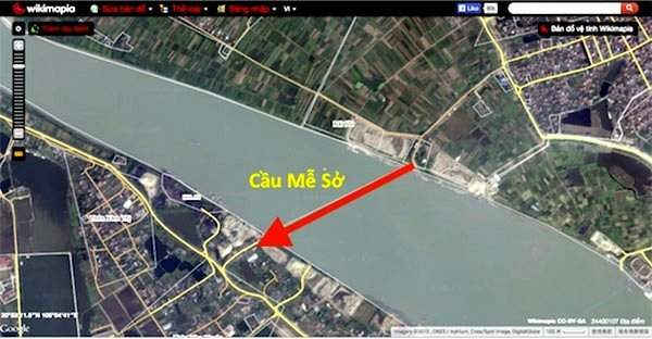  Vị trí xây dựng cầu.