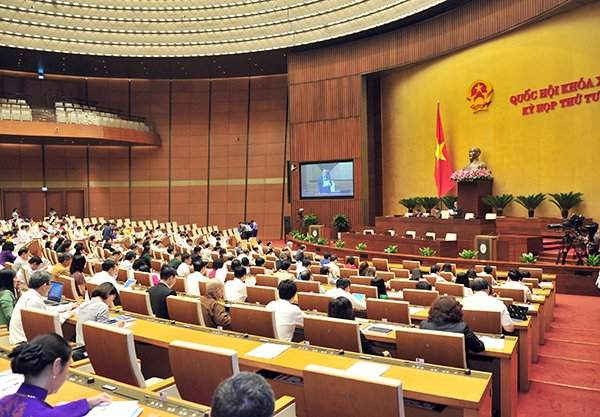 Quang cảnh phiên họp chiều 25/10. Ảnh: Quốc Khánh