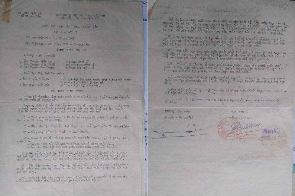 Hợp đồng giao khoán năm 1993