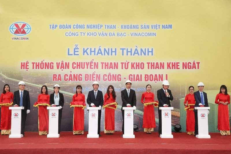 Khánh thành hệ thống vận chuyển than trị giá 1.300 tỷ đồng