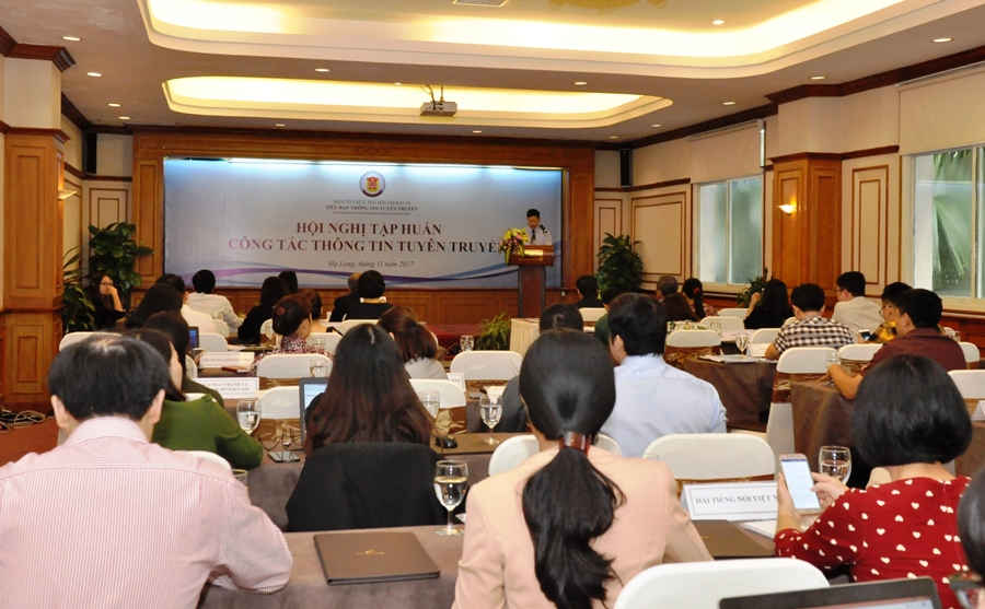 Hội nghị tập huấn thông tin tuyên truyền Đại hội ASOSAI 14