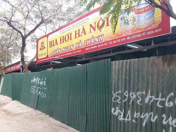 Quán nhậu mọc trên đất dự án Khách sạn 5 sao và Nhà hát lớn Thăng Long.