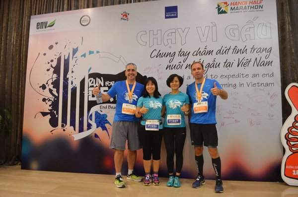 Phái đoàn Liên minh châu Âu tại Việt Nam - Chạy vì Gấu. Ảnh: ENV