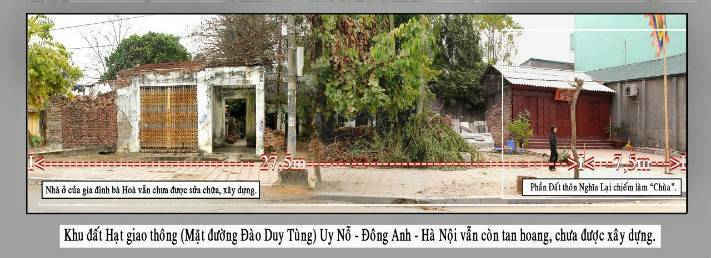 TNMT Đông Anh Hà Nội Đất ở ổn định bỗng hóa diện bị thu hồi