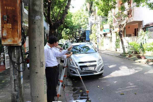 Ngày 16/11/2017, Trung tâm đo đạc bản đồ TP. Đà Nẵng tiến hành đo đạc, thẩm định tại chỗ, nhưng mãi đến ngày 20/12/2017 mới có kết quả (sau 36 ngày)