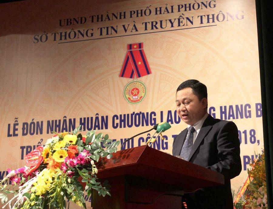 1-Sở TT&TT TP Hải Phòng: Đón nhận Huân chương Lao động hạng 3