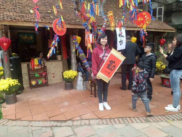 Xin chữ còn là ước vọng nỗ lực, phần đầu cho một năm mới