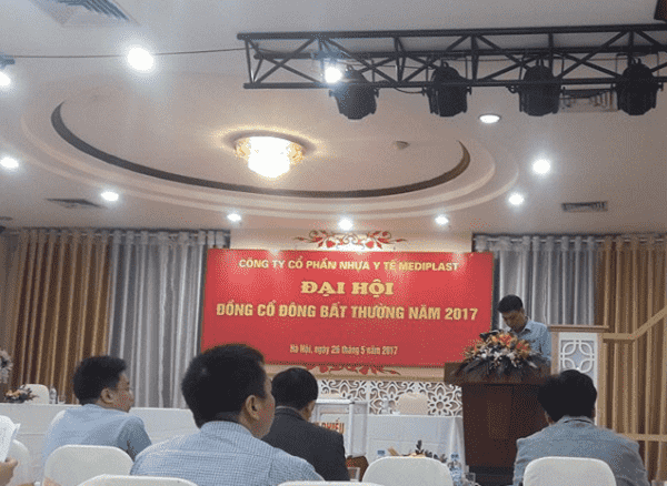 Đại hội đồng cổ đông bất thường của Mediplast.