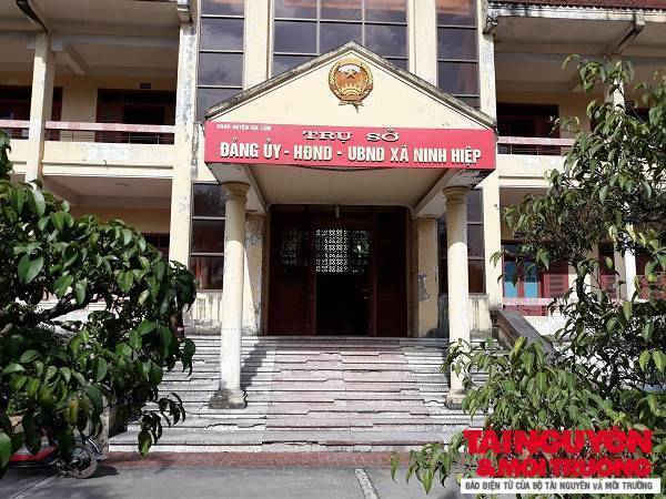 Trụ sở Đảng ủy, HĐND, UBND xã Ninh Hiệp.