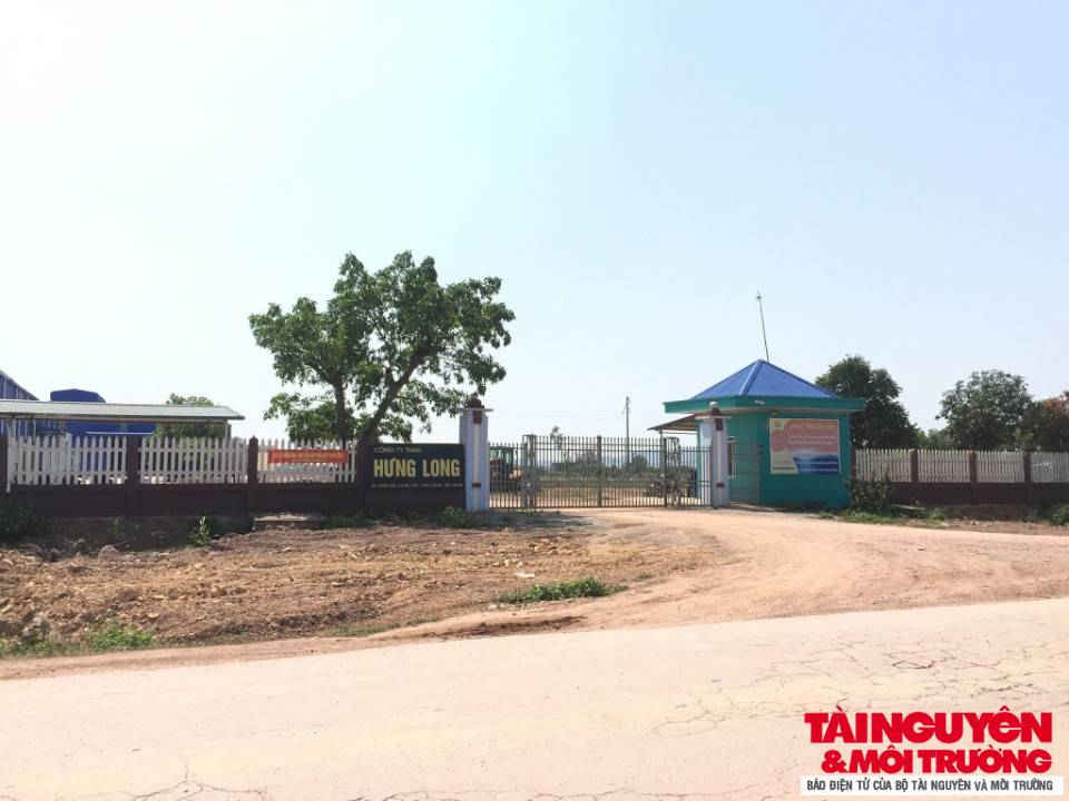 Không phát hiện bãi tập kết đất thải hữu cơ tại mặt bằng dự án của Công ty TNHH Hưng Long.