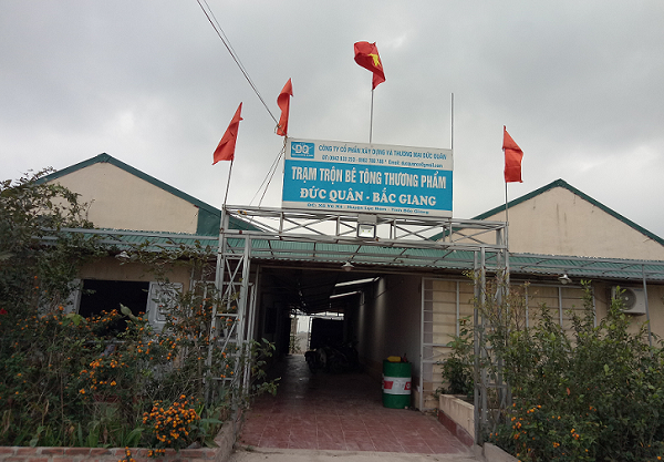 Bắc Giang: Ngang nhiên xây dựng trạm trộn bê tông trên đất nông nghiệp.
