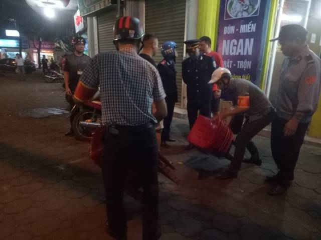 Mặc dù đã tiến hành tuyên truyền từ trước đó, những vẫn có một số hộ kinh doanh vẫn vi phạm
