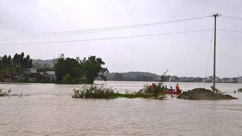 Quảng Ngãi là một trong những địa phương chịu ảnh hưởng nặng nề của mưa, lũ
