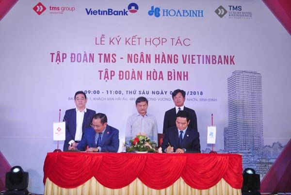 Tập đoàn TMS và Tập đoàn Xây dựng Hòa Bình ký kết hợp tác thi công Dự án TMS Luxury Hotel & Residence Quy Nhơn.