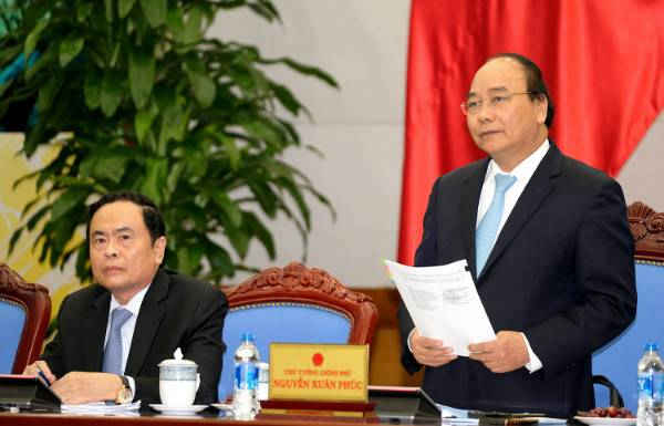 tnmt 2Thủ tướng Nguyễn Xuân Phúc làm việc với Ủy ban Trung ương Mặt trận Tổ quốc Việt Nam