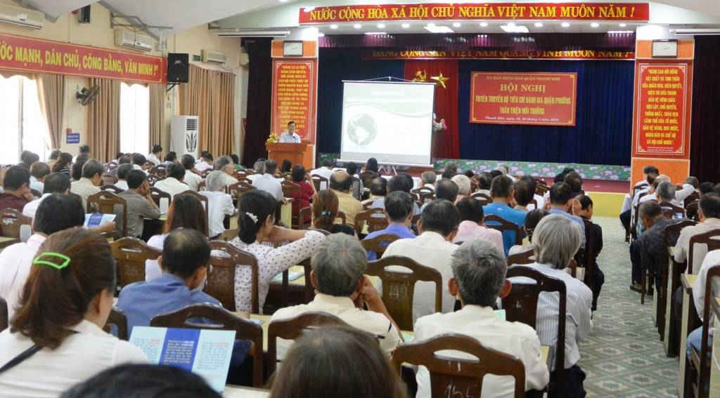 Hội nghị tuyên truyền bộ tiêu chí đánh giá quận/phường “Thân thiện môi trường”