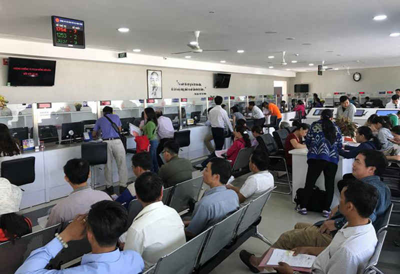 Phòng tiếp dân vào giải quyết TTHC quận 12
