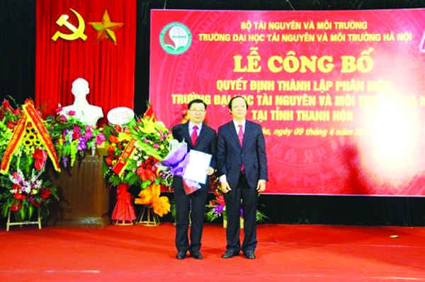 tnmt2 Trường Đại học TN&MT Hà Nội Đạt chuẩn Kiểm định chất lượng giáo dục