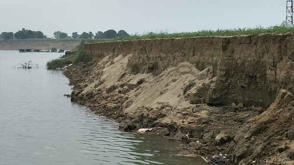 Sạt lở bờ sông xã Vĩnh Khang (Vĩnh Lộc)