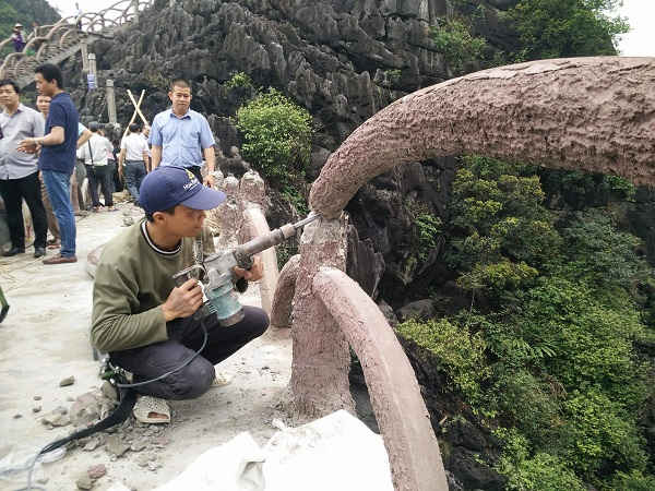 Vụ xây dựng công trình trái phép tại Quần thể danh thắng Tràng An: Chủ đầu tư xin gia hạn thời gian tháo dỡ