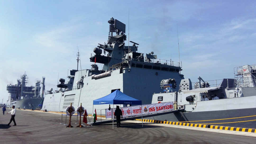 Ba tàu hải quân Ấn Độ đến Đà Nẵng