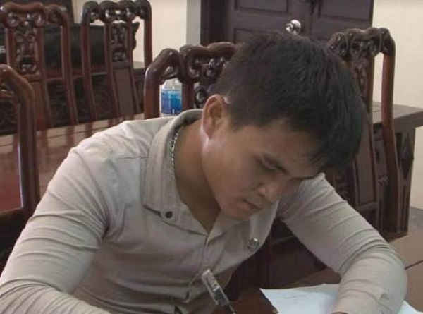 Nguyễn Văn Trường tại cơ quan công an