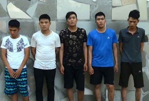 Các đối tượng tại cơ quan công an